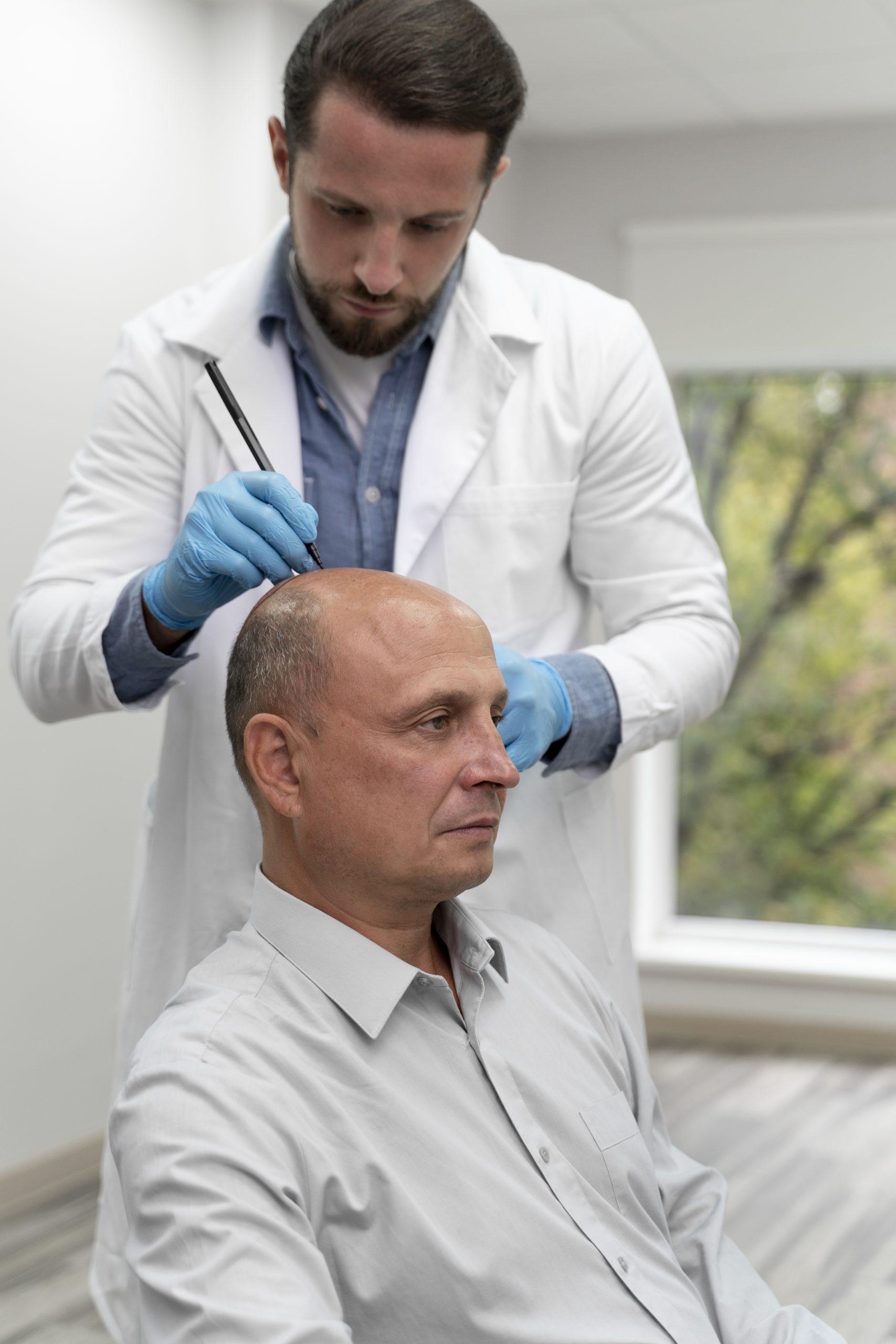 Non-Surgical Hair Replacement Dubai treatment consultation for natural hair restoration